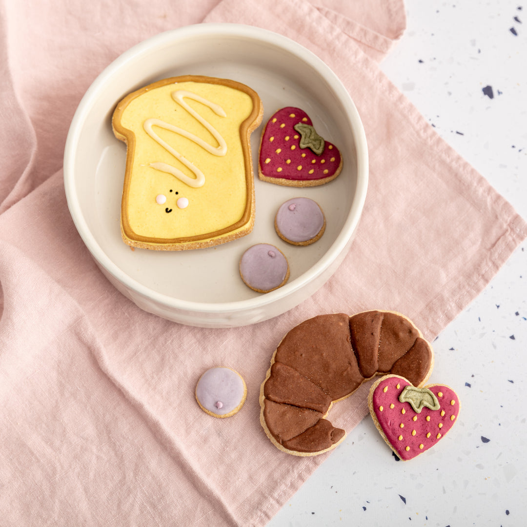 French Toast Iced Dog Biscuit Set