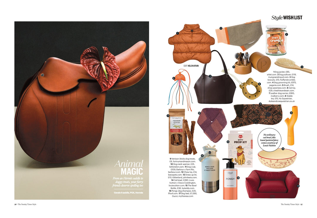 Fluff & Crumble Featured in Sunday Times Style