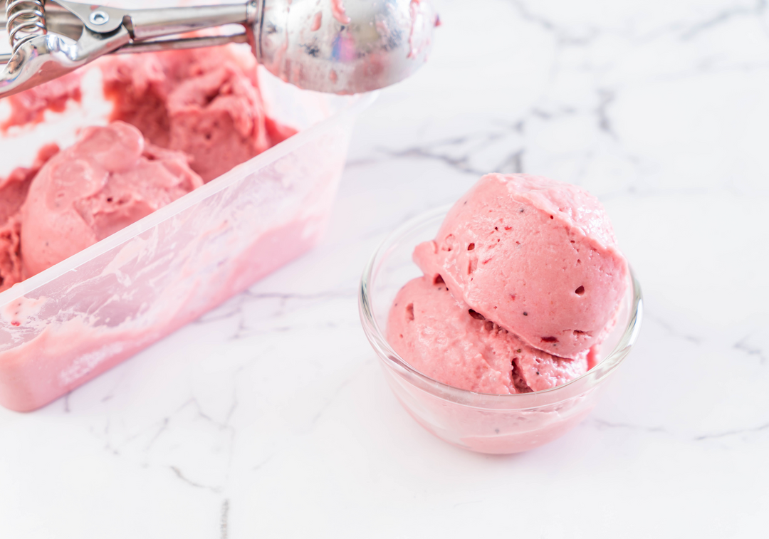 Recipe: Strawberry & Coconut Milk Ice Cream