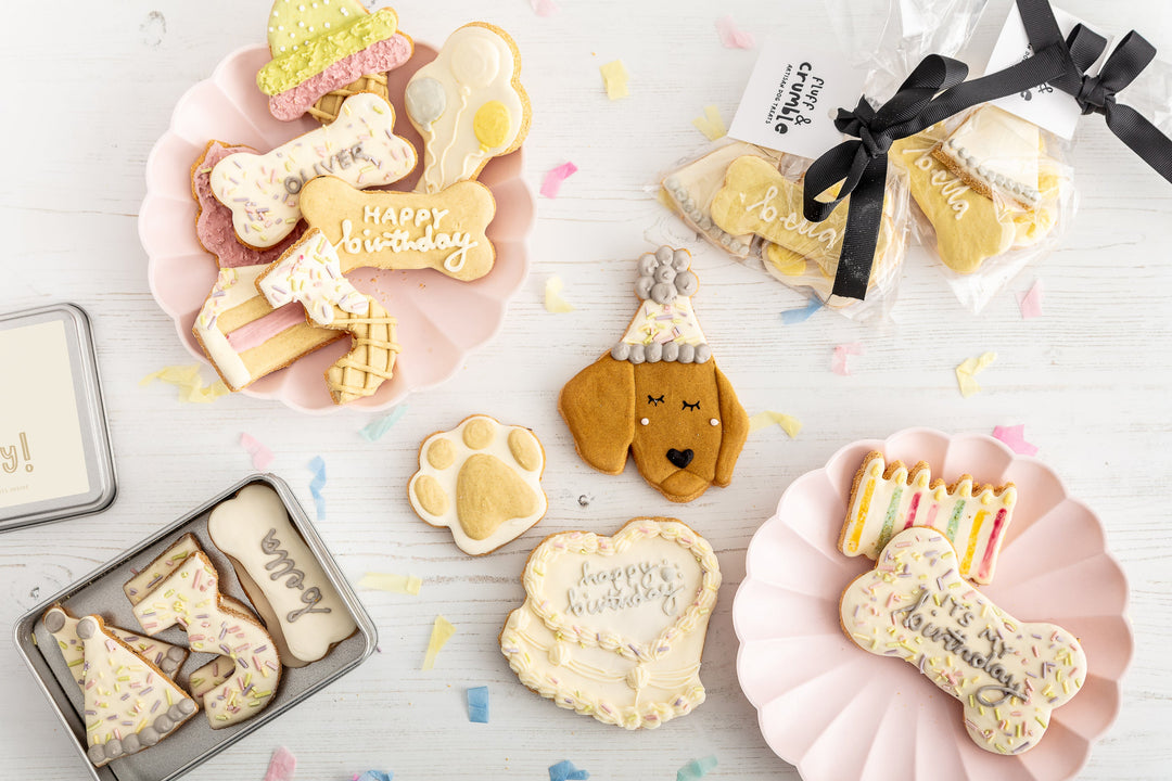 Birthday & Occasion Iced Dog Biscuits