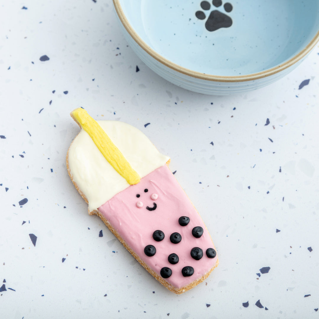 Bubble Tea Boba Iced Dog Biscuit