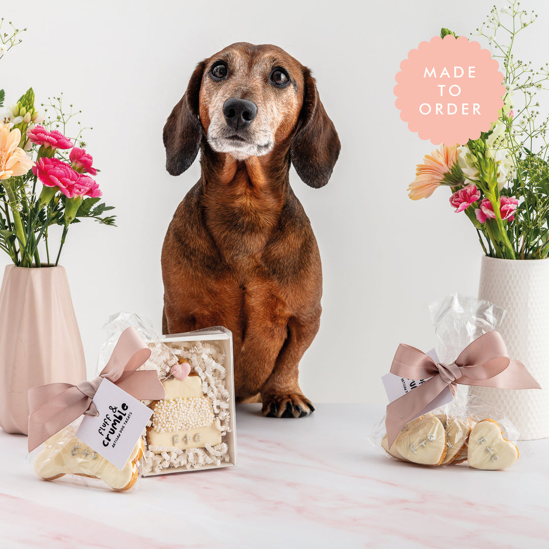 Wedding Favour Iced Dog Biscuits