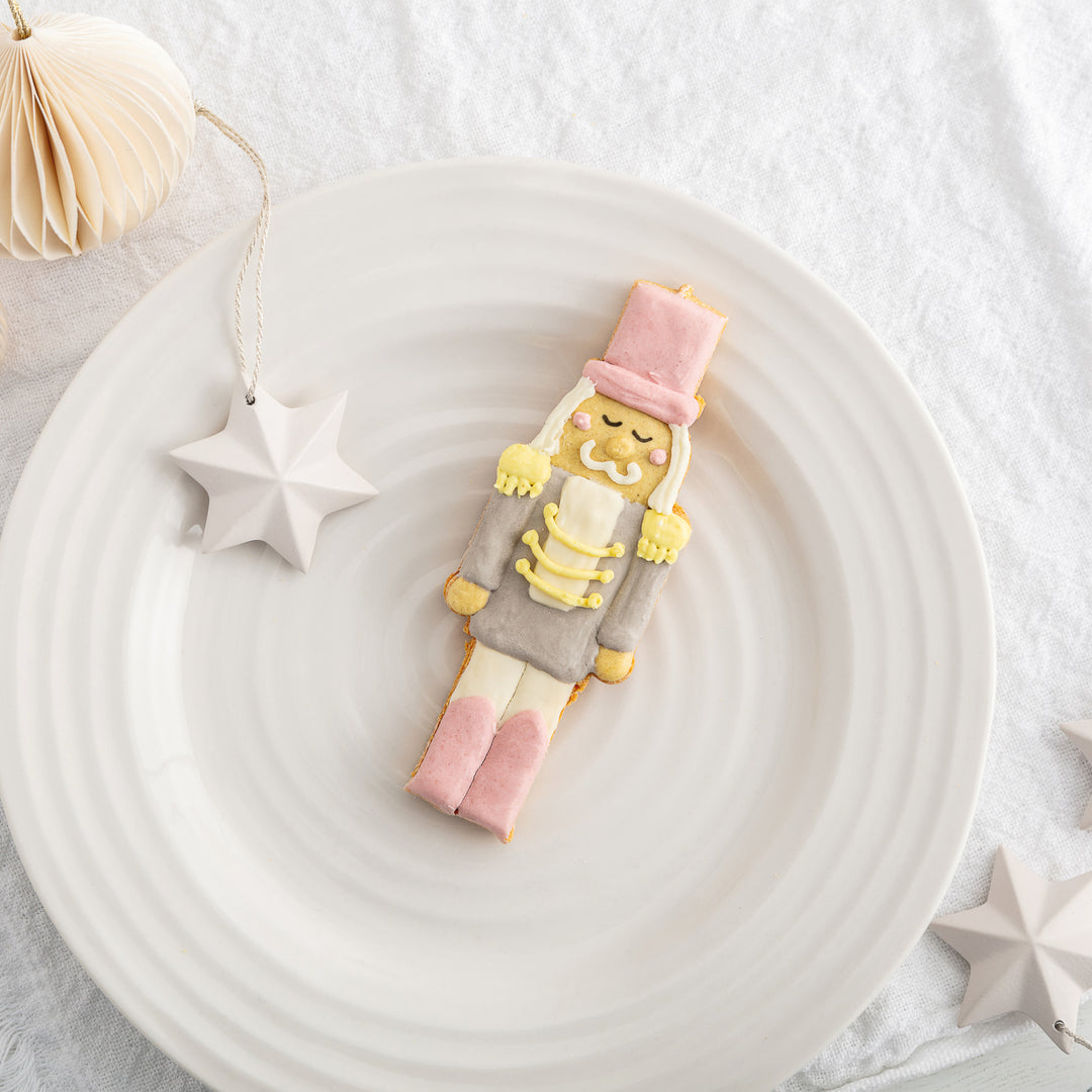 Nutcracker Iced Dog Biscuit (Pre-order)