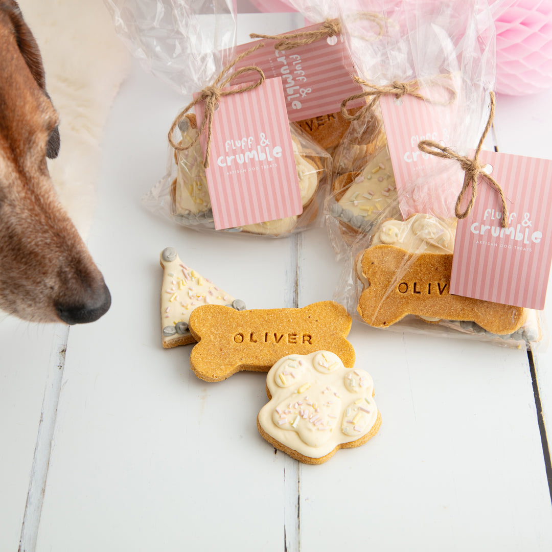 It's Yo Paw-ty! Personalised Dog Biscuit Party Bags