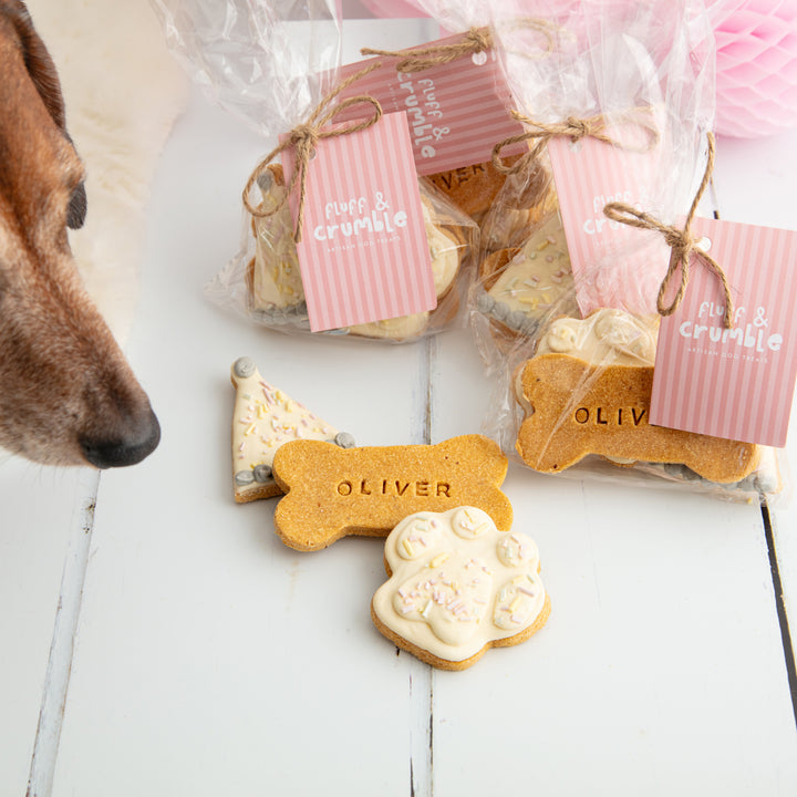 It's Yo Paw-ty! Personalised Dog Biscuit Party Bags
