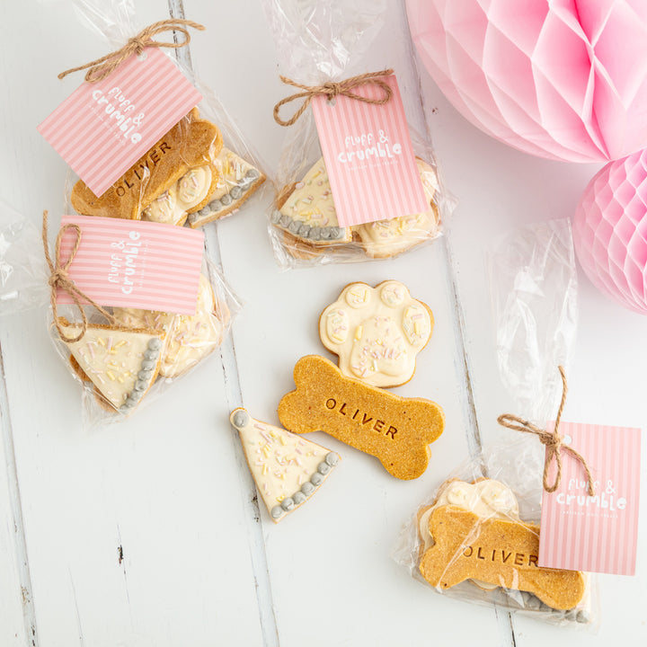 It's Yo Paw-ty! Personalised Dog Biscuit Party Bags