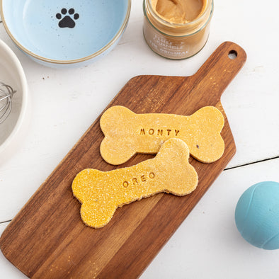 Personalised Naked Dog Biscuit Bone Duo