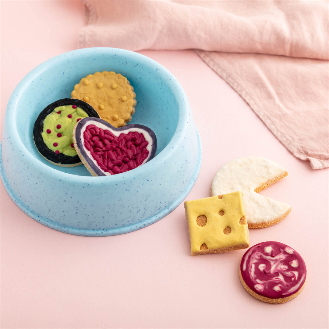 Charcuterie Board Iced Dog Biscuit Set