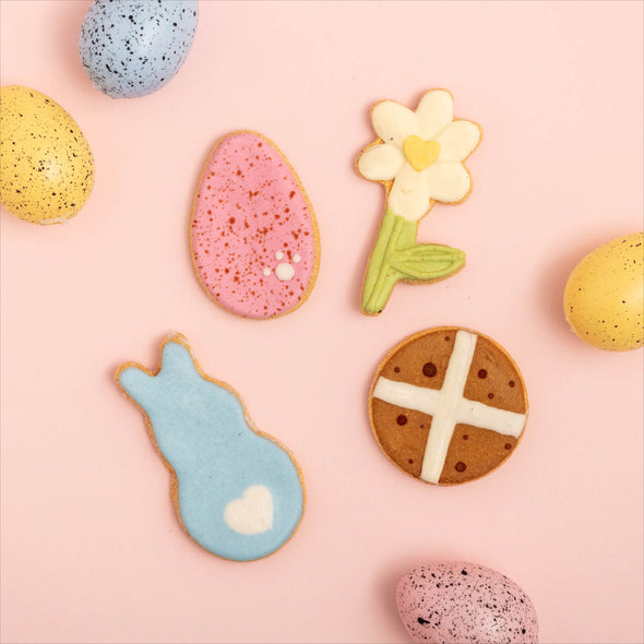 Happy Easter Everybunny Iced Dog Biscuit Set